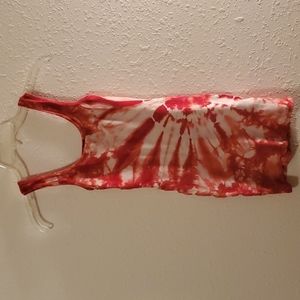 Sz S Form Fitting Tie-Dye Short Dress/Tunic